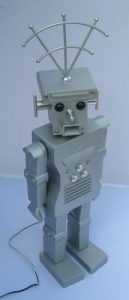 grandpas robot art retro designer remote controlled