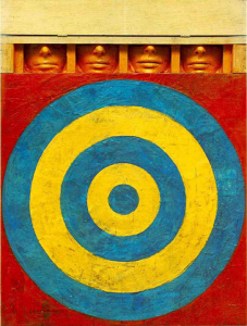 jasper johns target with four faces
