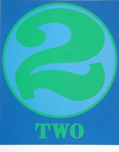 robert indiana creely numbers serigraphs two 2
