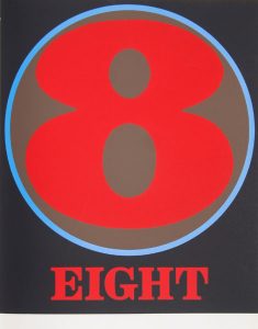 robert indiana creely numbers serigraphs eight 8